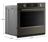 KitchenAid 30" Smart Electric Single Wall Oven - Black Ore - KOES730SBE | Four mural simple électrique intelligent KitchenAid de 30 po - minerai noir - KOES730SBE
