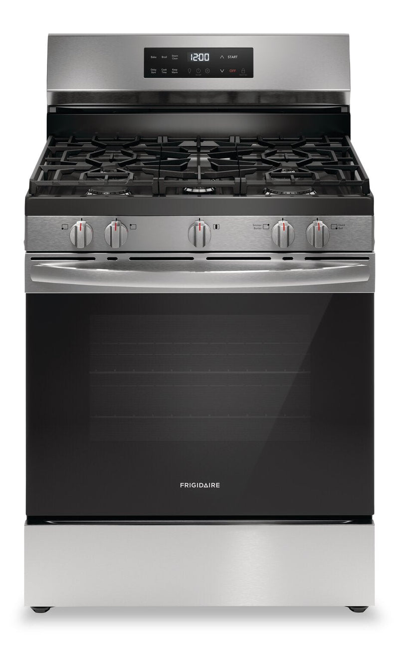 Frigidaire 5.1 Cu. Ft. Gas Range with Quick Boil - FCRG3062AS | Cuisinière à gaz Frigidaire de 5,1 pi3 avec ébullition rapide - FCRG3062AS | FCRG302S