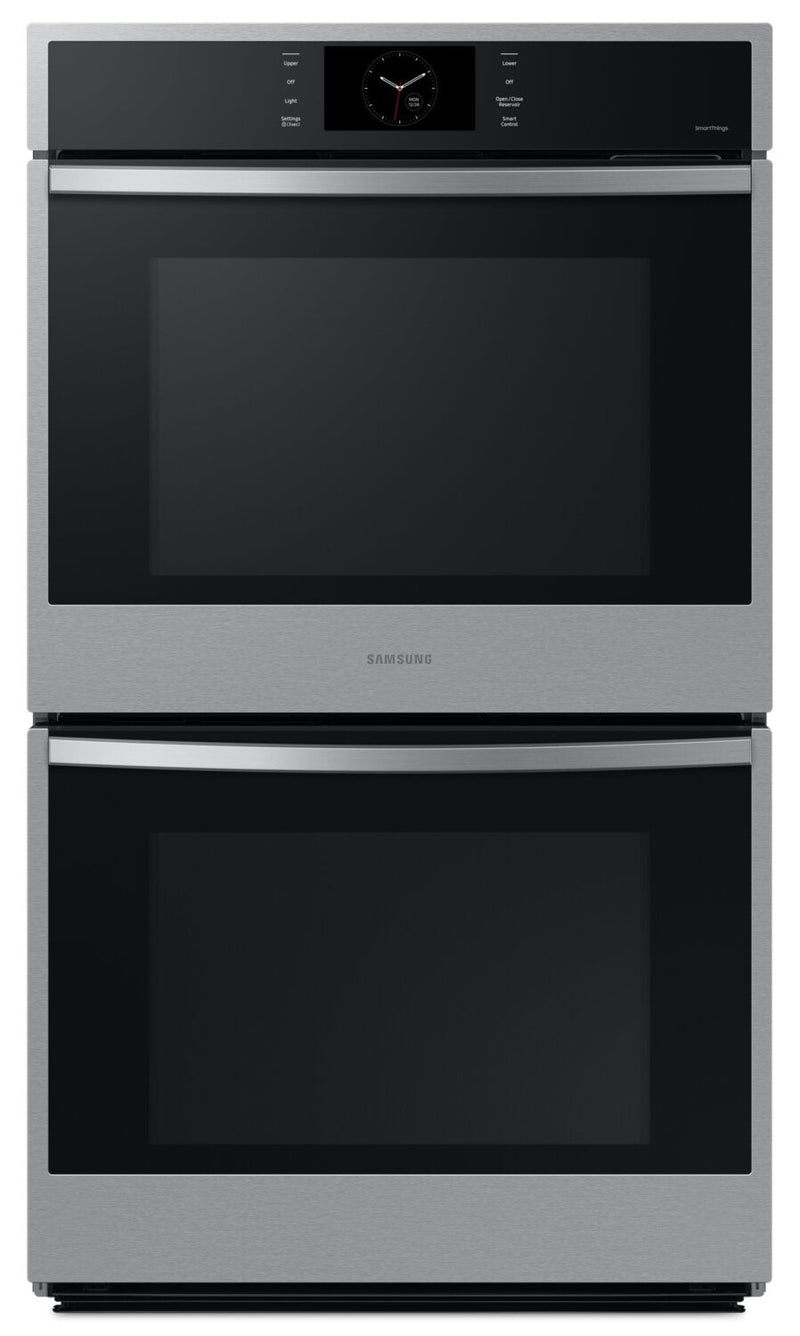 Samsung 10.2 Cu. Ft. 6 Series Double Wall Oven with Air Fry - NV51CG600DSRAA | Four mural double Samsung de 10,2 pi³ série 6 avec hublot et AirFry - NV51CG600DSRAA | NV51C6DS