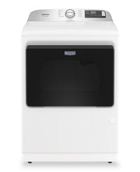 Maytag 7.4 Cu. Ft. Pet Pro Electric Dryer - White - YMED7205RW | Sécheuse électrique Animal Pet Pro de Maytag de 7,4 pi3 - blanche - YMED7205RW