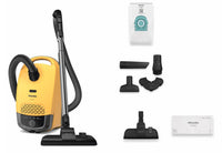 Miele Guard S1 Canister Vacuum with Bag – Sunset Yellow - 41TAE033CDN | Aspirateur-traîneau Guard S1 de Miele avec sac - jaune orangé - 41TAE033CDN