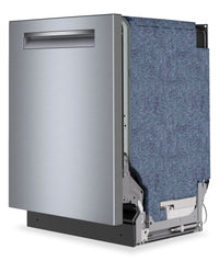 Bosch 500 Series 24” 44 dBA Built-In Dishwasher - Anti-Fingerprint Brushed Steel - SHP65DM5N | Lave-vaisselle encastré Bosch de série 500 de 24 po de 44 dBA - acier brossé résistant aux traces de doigts - SHP65DM5N