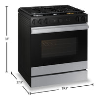 Samsung Bespoke 5 Series 6 Cu. Ft. Gas Range with Air Fry - NSG6DG8500SRAA | Cuisinière à gaz Bespoke de Samsung de série 5 de 6 pi³ avec friture à air Air Fry - NSG6DG8500SRAA | NSG6D85S