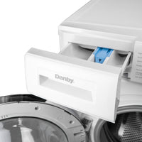 Danby 24" 2.2 Cu. Ft. Stackable Compact Front-Load Washer with Steam - White - DWM022D3WDB | Laveuse à chargement frontal compacte et superposable Danby de 2,2 pi³ et de 24 po avec vapeur - blanche - DWM022D3WDB | DWM022DB