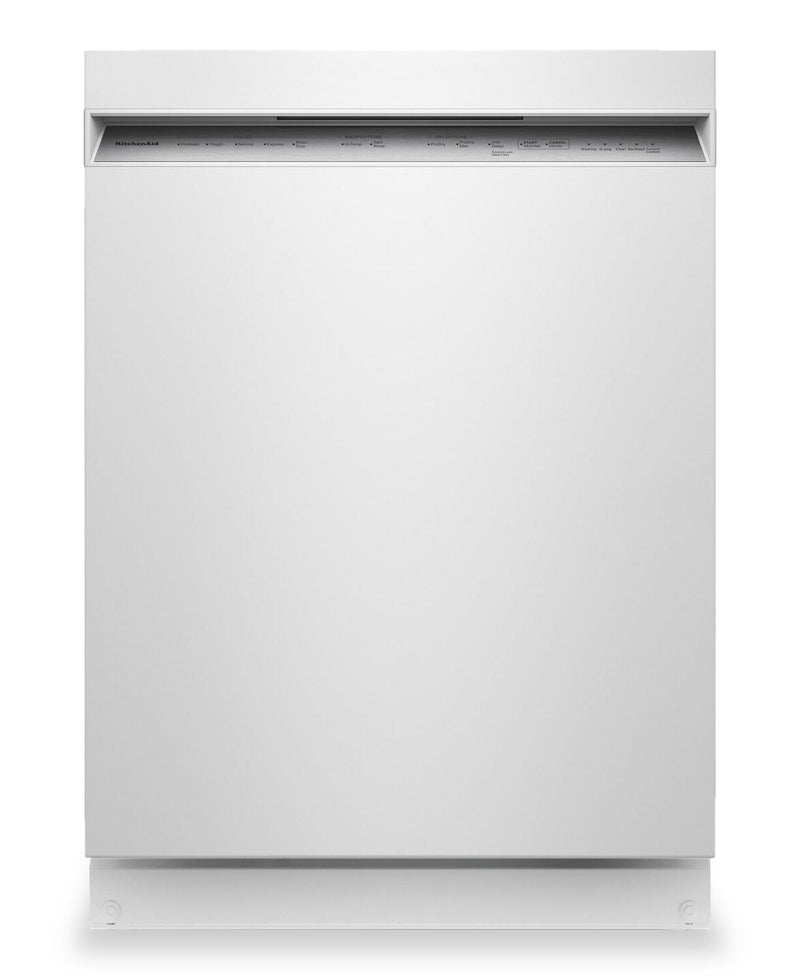 KitchenAid 24" 47 dBA Dishwasher with Third Level Utensil Rack - White - KDFS224SWH  | Lave-vaisselle KitchenAid de 24 po et de 47 dBA avec panier à ustensiles sur le troisième niveau - blanc - KDFS224SWH