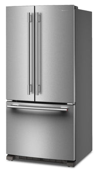 KitchenAid 33" 22 Cu. Ft. Standard-Depth French Door Refrigerator - KRFF333SPS | Réfrigérateur KitchenAid de 22 pi3 et de 33 po de profondeur standard à portes françaises - KRFF333SPS