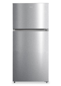 Midea 14 Cu. Ft. Garage Ready Top-Freezer Refrigerator – Stainless Steel - MRT14D2BST | Réfrigérateur Midea de 14 pi³ à congélateur supérieur qui convient à une installation dans un garage - acier inoxydable - MRT14D2BST | MRT14D2S