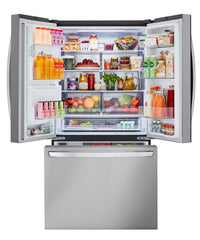LG 31 Cu. Ft. Smart Standard-Depth MAX ™ French-Door Refrigerator - LRFXS3106S | Réfrigérateur intelligent LG de 31 pi³ à portes françaises de profondeur standard MAXMC - LRFXS3106S | LRFXS31S