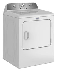 Maytag 4.8 Cu. Ft. Top Load Washer and 7.0 Cu. Ft Electric Dryer – White - MATL4205 | Laveuse à chargement par le haut de 4,8 pi3 et sécheuse électrique de 7,0 pi3 de Maytag - blanches - MATL4205