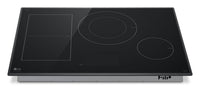 LG Studio 30" Smart Induction Cooktop with UltraHeat™ - Black - CBIS3018BE  | Surface de cuisson intelligente à induction LG Studio de 30 po avec UltraHeatMC - noire - CBIS3018BE