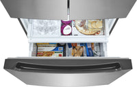 Frigidaire 33" 20 Cu. Ft. Counter-Depth French Door Refrigerator - FRFG2033AV | Réfrigérateur Frigidaire de 20 pi3 et de 33 po à portes françaises de profondeur comptoir - FRFG2033AV