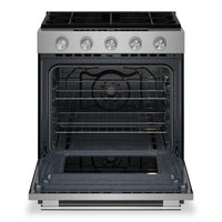 KitchenAid 30" 5.0 Cu. Ft. Smart Slide-in Gas Range with Convection Modes - Stainless Steel - KSGS330SPS | Cuisinière intelligente à gaz encastrée KitchenAid de 5,0 pi3 et de 30 po avec modes par convection - acier inoxydable - KSGS330SPS