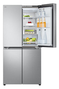 LG 33" 18.6 Cu. Ft. French 4-Door Counter-Depth Refrigerator - Stainless Steel - LF19C8200S | Réfrigérateur LG de 18,6 pi³ et de 33 po de profondeur comptoir à 4 portes françaises - acier inoxydable - LF19C8200S