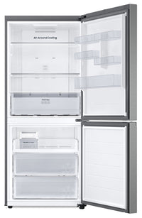 Samsung 16.2 Cu. Ft. Counter-Depth Bottom-Freezer Refrigerator - RB16DG6000SLAA | Réfrigérateur Samsung de 16,2 pi3 de profondeur comptoir à congélateur inférieur - RB16DG6000SLAA | RB16DCG6