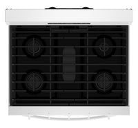 Whirlpool 5.0 Cu. Ft. Gas Range with Air Cooking – White - WFGS5730SW | Cuisinière à gaz Whirlpool de 5,0 pi3 avec cuisson à air – blanche - WFGS5730SW