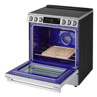 LG 6.3 Cu. Ft. Smart Electric Range with Air Fry – Fingerprint Resistant Stainless Steel - LSEL6337XE | Cuisinière intelligente électrique LG de 6,3 pi3 avec friture à air - acier inoxydable résistant aux traces de doigts - LSEL6337XE