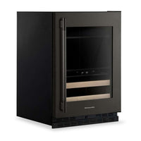 KitchenAid 24" Beverage Centre with Wood-Front Racks – Black Ore - KUBR524SBE | Refroidisseur à boissons KitchenAid de 24 po avec grilles à devant en bois - minerai noir - KUBR524SBE