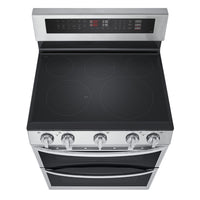 LG 7.3 Cu. Ft. Smart Double Oven Electric Range with ProBake Convection® - Stainless Steel - LDEL7324SE | Cuisinière intelligente électrique LG à four double de 7,3 pi3 avec convection ProBake ConvectionMD - acier inoxydable - LDEL7324SE | LDEL7324