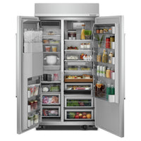 KitchenAid 25.1 Cu. Ft. Built-In Side-by-Side Refrigerator - KBSD702MSS | Réfrigérateur encastré KitchenAid de 25,1 pi³ à compartiments juxtaposés - KBSD702MSS | KBSD72SS