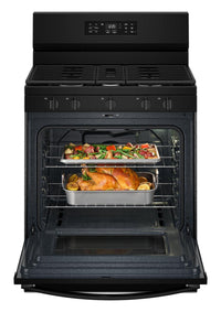 Whirlpool 30" 5.0 Cu. Ft. Gas Range with Air Cooking – Black - WFGS4530SB | Cuisinière à gaz Whirlpool de 5,0 pi³ et de 30 po avec cuisson à air - noire - WFGS4530SB