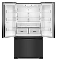 Whirlpool 36" 25 Cu. Ft. French-Door Refrigerator with Interior Water Dispenser - WRFF3236RB  | Réfrigérateur Whirlpool de 36 po et de 25 pi³ à portes françaises avec distributeur d’eau interne - WRFF3236RB  | WRFF32RB