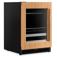 KitchenAid 24" Panel-Ready Beverage Centre – Black - KUBR524SPA | Refroidisseur à boissons KitchenAid de 24 po à panneau personnalisable - noir - KUBR524SPA