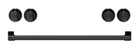 Thor Kitchen Handle and Knob Set for 30” Range in Black - CKA-RE30-BLK | Ensemble de poignées et de boutons Thor Kitchen noir pour cuisinière de 30 po - CKA-RE30-BLK | RE30KBLK