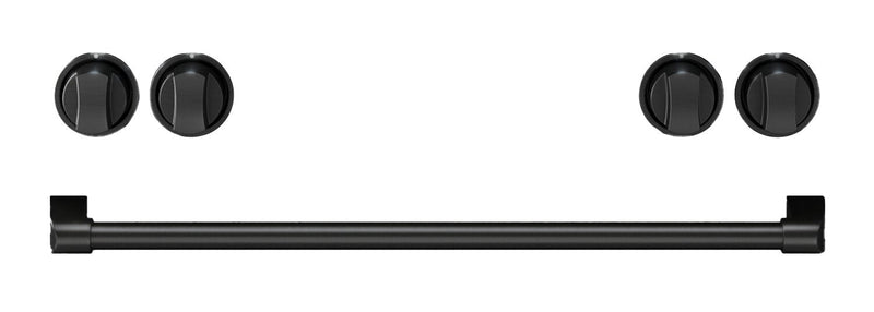 Thor Kitchen Handle and Knob Set for 30” Range in Black - CKA-RE30-BLK | Ensemble de poignées et de boutons Thor Kitchen noir pour cuisinière de 30 po - CKA-RE30-BLK | RE30KBLK