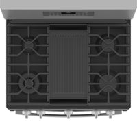 Profile 6.8 Cu. Ft. Double Oven Gas Range with No-Preheat Air Fry - PCGB965YPFS | Cuisinière à gaz à double four Profile de 6,8 pi3 avec friture à air sans préchauffage - PCGB965YPFS | PCGB96FS