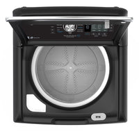GE 5.3 Cu. Ft. Top Load Washer and 7.4 Cu. Ft. Electric Dryer – Diamond Grey | Laveuse à chargement par le haut de 5,3 pi3 et sécheuse électrique de 7,4 pi3 de GE - Gris diamant