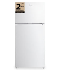 Midea 14 Cu. Ft. Garage Ready Top-Freezer Refrigerator – White - MRT14D2BWW | Réfrigérateur Midea de 14 pi³ à congélateur supérieur qui convient à une installation dans un garage - blanc - MRT14D2BWW | MRT14D2W