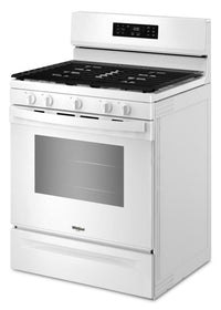 Whirlpool 30" 5.0 Cu. Ft. Gas Range with Air Cooking – White - WFGS4530SW  | Cuisinière à gaz Whirlpool de 5,0 pi³ et de 30 po avec cuisson à air - blanche - WFGS4530SW