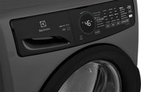Electrolux 4.5 Cu. Ft. Front Load Perfect Steam™ Washer with LuxCare® Wash – Titanium – Stackable - ELFW7437AT | Laveuse Perfect SteamMC d’Electrolux à chargement frontal de 4,5 pi3 avec lavage LuxCareMD - titane - superposable - ELFW7437AT