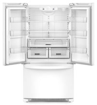 Whirlpool 36" 25 Cu. Ft. French-Door Refrigerator with Interior Water Dispenser - WRFF3236RW | Réfrigérateur Whirlpool de 36 po et de 25 pi³ à portes françaises avec distributeur d’eau interne - WRFF3236RW | WRFF32RW