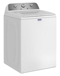 Maytag 4.8 Cu. Ft. Top Load Washer and 7.0 Cu. Ft Electric Dryer – White - MATL4205 | Laveuse à chargement par le haut de 4,8 pi3 et sécheuse électrique de 7,0 pi3 de Maytag - blanches - MATL4205