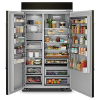 KitchenAid 30 Cu. Ft. Built-In Side-by-Side Refrigerator - KBSN708MBS | Réfrigérateur encastré KitchenAid de 30 pi³ à compartiments juxtaposés - KBSN708MBS | KBSN78BS