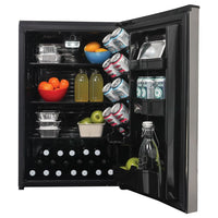 Danby 20.62" 4.4 Cu. Ft. Single-Door Mini Fridge – Stainless Steel - DAR044A9SLDB | Mini réfrigérateur compact Danby de 4,4 pi³ et de 20,62 po à 1 porte - acier inoxydable - DAR044A9SLDB