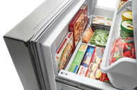Whirlpool 36" 23.8 Cu. Ft. Counter-Depth French-Door Refrigerator - Stainless Steel - WRFC9636RZ  | Réfrigérateur Whirlpool de 23,8 pi3 et de 36 po de profondeur comptoir à portes françaises - acier inoxydable - WRFC9636RZ  | WRFC963Z