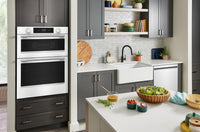 KitchenAid 30" Smart Electric Combo Wall Oven - White - KOEC730SWH | Four mural combiné intelligent électrique KitchenAid de 30 po - blanc - KOEC730SWH