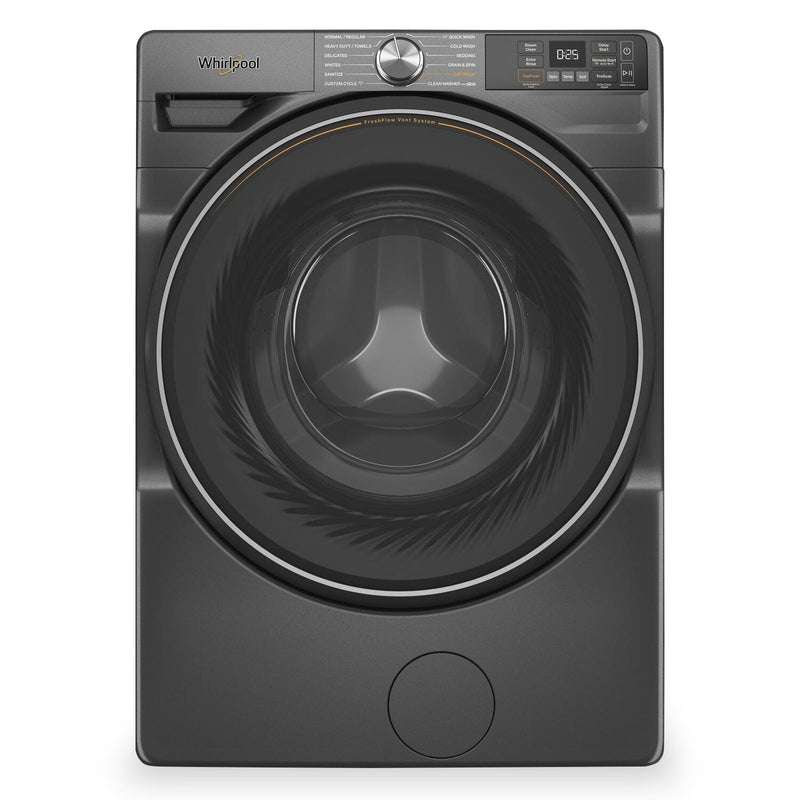 Whirlpool 5.2 Cu. Ft. Smart Front-Load Washer with FreshFlow™ Vent System - Volcano Black - WFW5720RU | Laveuse intelligente Whirlpool à chargement frontal de 5,2 pi³ avec système de ventilation FreshFlowMC - noir volcan - WFW5720RU | WFW5720U