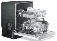 Samsung 24" Top-Control Dishwasher with Adjustable Rack - DW80CG4021WQAA | Lave-vaisselle Samsung de 24 po avec commandes sur le dessus et panier réglable - DW80CG4021WQAA | DW80CG4W