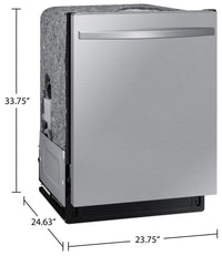 Samsung Top-Control Smart Dishwasher with StormWash™ - DW80CG5451SRAA | Lave-vaisselle intelligent Samsung à commandes sur le dessus avec technologie StormWashMC - DW80CG5451SRAA | DW80CG5S