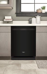 Whirlpool Flush-to-Cabinet Dishwasher with Third Rack - WDT550SAPB | Lave-vaisselle affleuré Whirlpool avec 3e panier - WDT550SAPB | WDT550PB