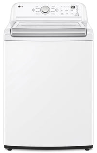 LG 5.6 Cu. Ft. Top-Load Washer with 4-Way™ Agitator and TurboDrum™ - WT7155CW | Laveuse LG à chargement par le haut de 5,6 pi³ avec agitateur à 4 directions et tambour TurboDrumMC - WT7155CW | WT7155CW