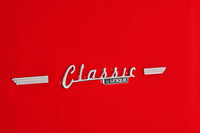 Classic Retro by Unique 24" 12 Cu. Ft. Bottom-Freezer Refrigerator - Candy Apple Red - UGP-340L AC R | Réfrigérateur Classic Rétro par Unique de 24 po et de 12 pi3 à congélateur inférieur - pomme rouge bonbon - UGP-340L AC R | UGP340LR