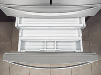 Whirlpool 26 Cu. Ft. 4-Door Refrigerator with Prep and Store Bins - WRMF7736PZ | Réfrigérateur 4 portes Whirlpool de 26 pi³ avec bacs de préparation et de rangement - WRMF7736PZ | WRMF77PZ