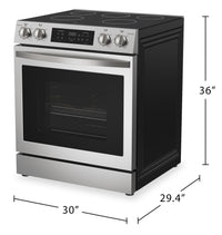 Kenmore 6.1 Cu. Ft Electric Range – Stainless Steel - KKFTR6.1-FCC-SS | Cuisinière électrique Kenmore de 6,1 pi3 - acier inoxydable - KKFTR6.1-FCC-SS