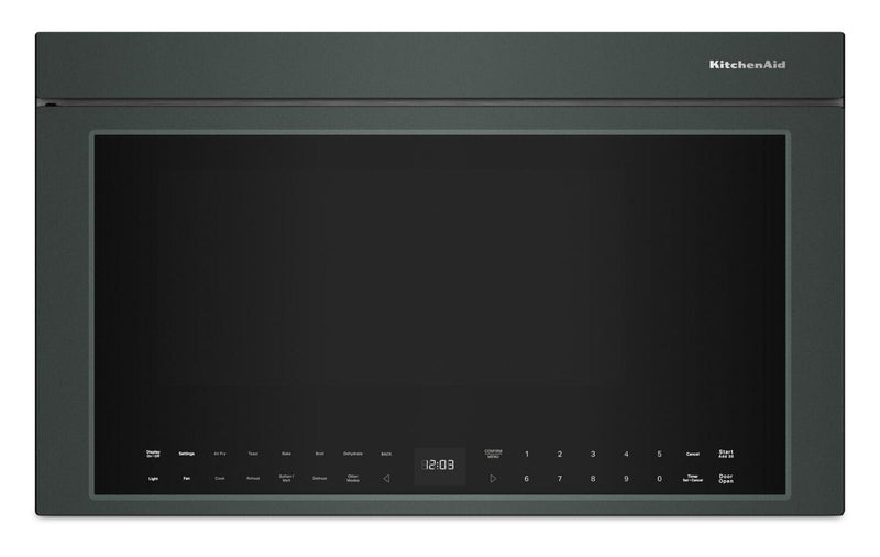 KitchenAid Multifunction Smart Flush Mount Over-the-Range Microwave Oven - Juniper - YKMMF730PJP | Four à micro-ondes à hotte intégrée intelligent multifonctionnel KitchenAid à installation affleurée - Genévrier  - YKMMF730PJP
