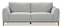 Valley 83.5" Fabric Sofa with Rubberwood Base and Legs - Grey | Sofa Valley de 83,5 po en tissu avec base et pattes en hévéa - gris