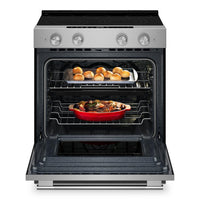 KitchenAid 30" 5.3 Cu. Ft. Electric Range – Fingerprint Resistant Stainless Steel - YKSES530SPS | Cuisinière électrique KitchenAid de 5,3 pi³ et de 30 po - acier inoxydable résistant aux traces de doigts - YKSES530SPS